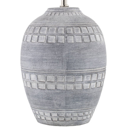 Jon Modern Light Gray Table Lamp Home Decor > Lighting > Lamp > Table Lamps TriadCommerceInc