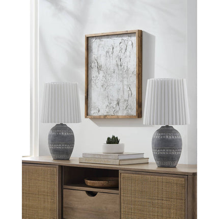 Jon Modern Light Gray Table Lamp Home Decor > Lighting > Lamp > Table Lamps TriadCommerceInc