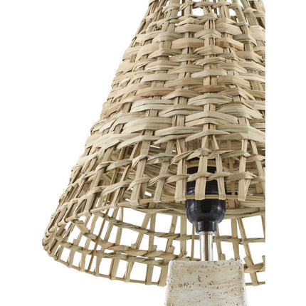 Durand Modern Brown/Light Gray Table Lamp Home Decor > Lighting > Lamp > Table Lamps TriadCommerceInc