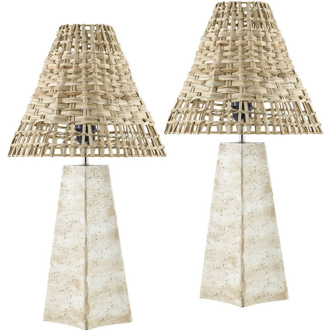 Durand Modern Brown/Light Gray Table Lamp Home Decor > Lighting > Lamp > Table Lamps TriadCommerceInc 21"H x 5"W x 5"D