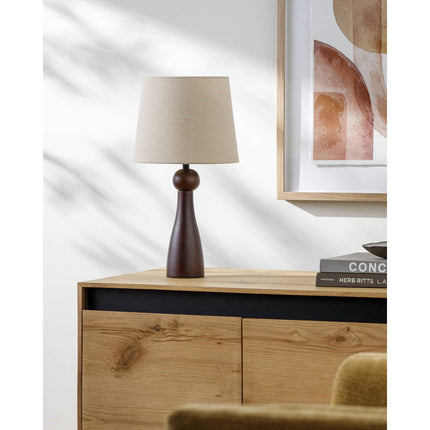 Edgardo Modern Dark Brown Table Lamp Home Decor > Lighting > Lamp > Table Lamps TriadCommerceInc