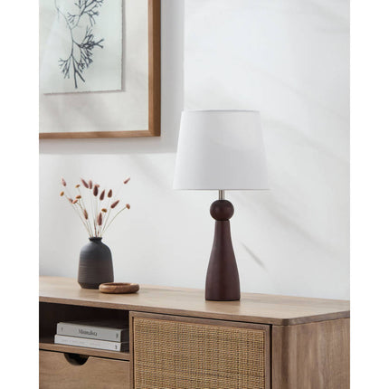 Edgardo Modern Dark Brown Table Lamp Home Decor > Lighting > Lamp > Table Lamps TriadCommerceInc