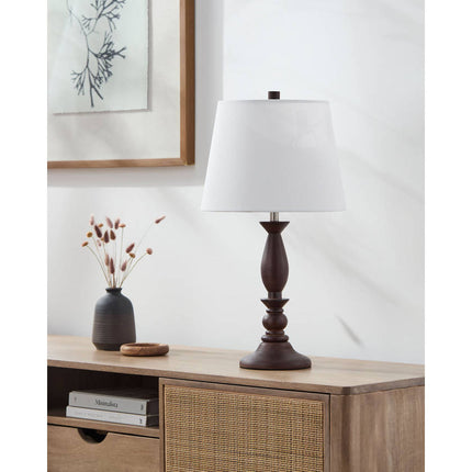 Summit Modern Dark Brown Table Lamp Home Decor > Lighting > Lamp > Table Lamps TriadCommerceInc