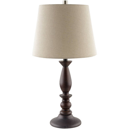 Summit Modern Dark Brown Table Lamp Home Decor > Lighting > Lamp > Table Lamps TriadCommerceInc 22"H x 12"W x 12"D