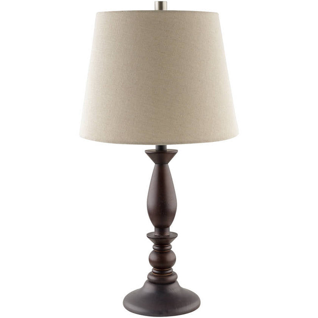 Summit Modern Dark Brown Table Lamp Home Decor > Lighting > Lamp > Table Lamps TriadCommerceInc 22"H x 12"W x 12"D