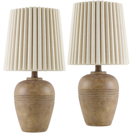 Dwanna Modern Brown Table Lamp Home Decor > Lighting > Lamp > Table Lamps TriadCommerceInc 19"H x 8"W x 8"D