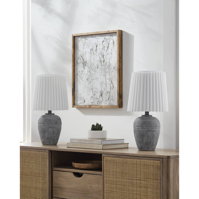 Dwanna Modern Gray Table Lamp Home Decor > Lighting > Lamp > Table Lamps TriadCommerceInc