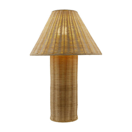 Lus Traditional Beige Table Lamp Home Decor > Lighting > Lamp > Table Lamps TriadCommerceInc 22"H x 15"W x 15"D