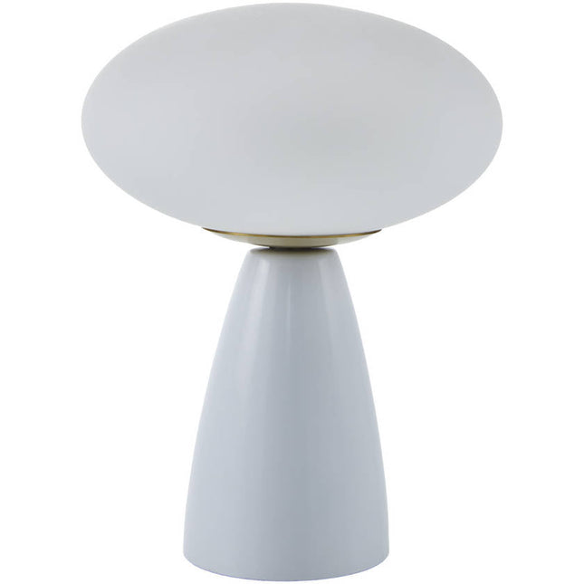 Prentis Modern White Table Lamp Home Decor > Lighting > Lamp > Table Lamps TriadCommerceInc 10"H x 8"W x 8"D