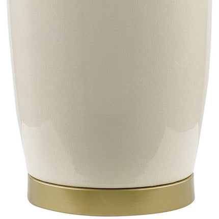 Oakford Traditional Cream Table Lamp Lighting TriadCommerceInc
