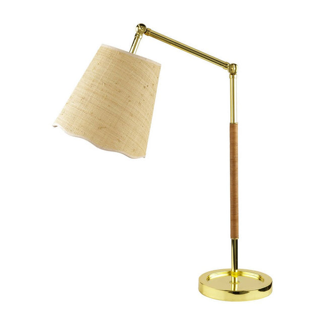 Khira Modern Metallic - Brass Table Lamp Home Decor > Lighting > Lamp > Table Lamps TriadCommerceInc 25"H x 17"W x 9"D