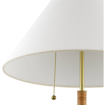 Zaina Modern Metallic - Brass Table Lamp Lighting TriadCommerceInc