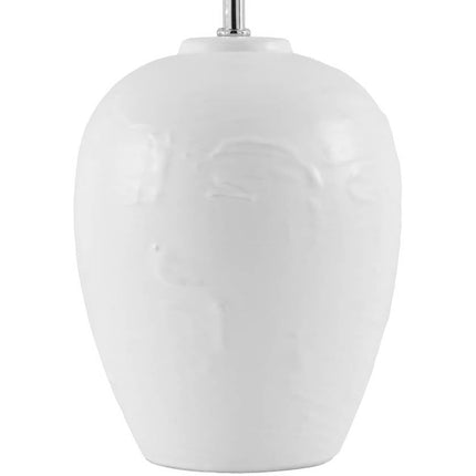 Register Modern White Table Lamp Lighting TriadCommerceInc