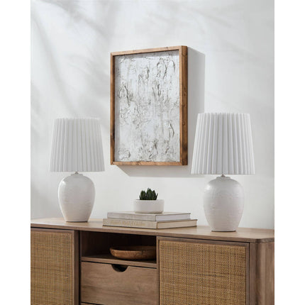 Register Modern White Table Lamp Lighting TriadCommerceInc