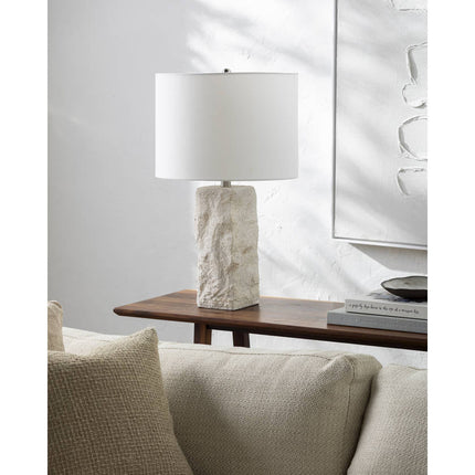 Melisha Traditional White Table Lamp Home Decor > Lighting > Lamp > Table Lamps TriadCommerceInc
