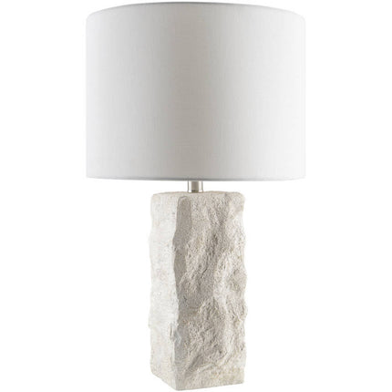 Melisha Traditional White Table Lamp Home Decor > Lighting > Lamp > Table Lamps TriadCommerceInc 24"H x 14"W x 14"D
