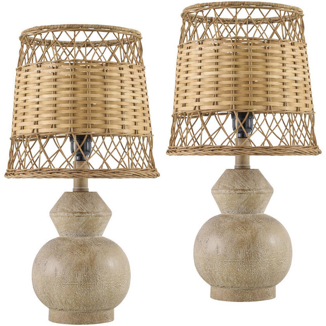 Marlanda Modern Dark Brown Table Lamp Home Decor > Lighting > Lamp > Table Lamps TriadCommerceInc 19"H x 8"W x 8"D