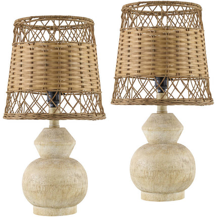 Marlanda Modern Brown Table Lamp Home Decor > Lighting > Lamp > Table Lamps TriadCommerceInc 19"H x 8"W x 8"D