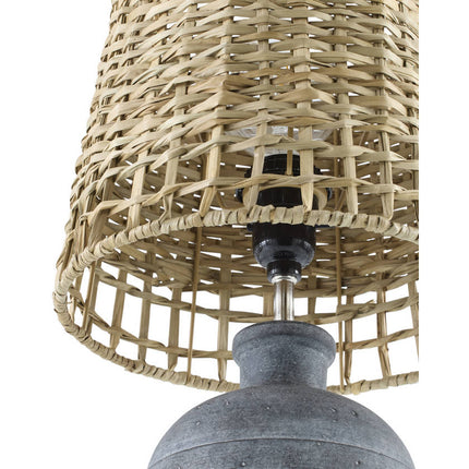 Michiko Modern Gray Table Lamp Home Decor > Lighting > Lamp > Table Lamps TriadCommerceInc