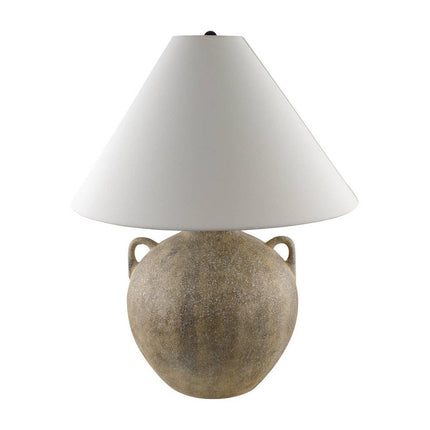 Laurence Traditional Gray/White Table Lamp Lighting TriadCommerceInc 24"H x 20"W x 20"D