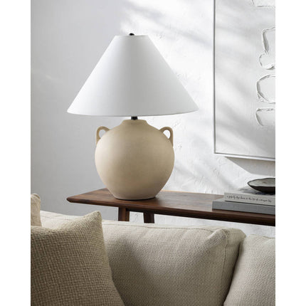 Donika Traditional Beige Table Lamp Home Decor > Lighting > Lamp > Table Lamps TriadCommerceInc
