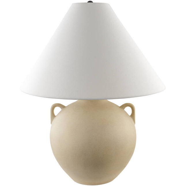 Donika Traditional Beige Table Lamp Home Decor > Lighting > Lamp > Table Lamps TriadCommerceInc 24"H x 20"W x 20"D