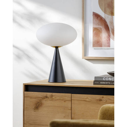 Nicole Modern Metallic - Nickel Table Lamp Lighting TriadCommerceInc