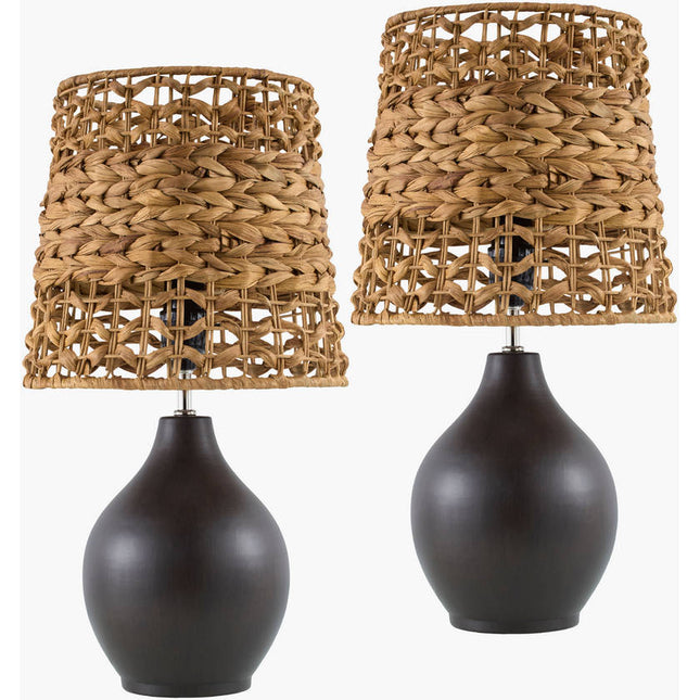 Johnell Modern Gray Table Lamp Home Decor > Lighting > Lamp > Table Lamps TriadCommerceInc 19"H x 8"W x 8"D
