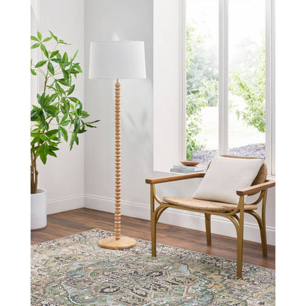 Crowley Modern Beige Floor Lamp Lighting TriadCommerceInc