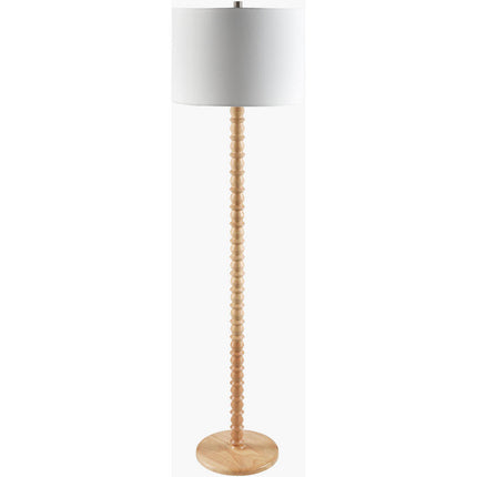 Crowley Modern Beige Floor Lamp Lighting TriadCommerceInc 61"H x 16"W x 16"D