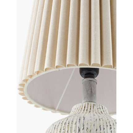 Ladreka Modern Beige/Wheat Table Lamp Home Decor > Lighting > Lamp > Table Lamps TriadCommerceInc