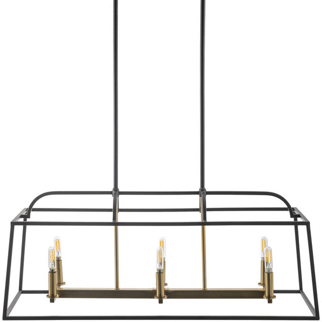 Laya Pendant Light Home Decor > Lighting > Ceiling Lights > Pendant Lights > Linear Pendants TriadCommerceInc 33"L x 12"W x 15"H