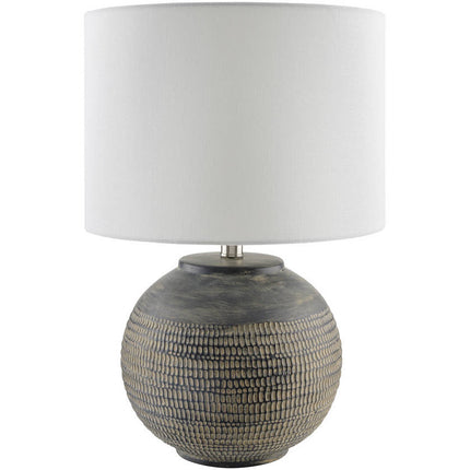 Nicholle Traditional White Table Lamp Home Decor > Lighting > Lamp > Table Lamps TriadCommerceInc 21"H x 14"W x 14"D