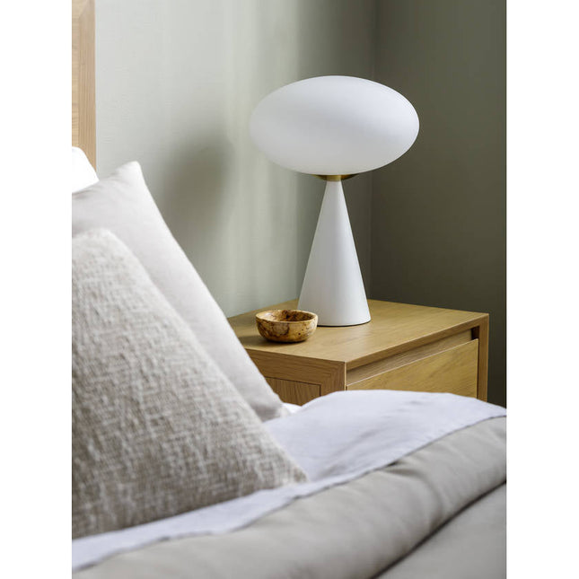 Terez Modern White Table Lamp Home Decor > Lighting > Lamp > Table Lamps TriadCommerceInc