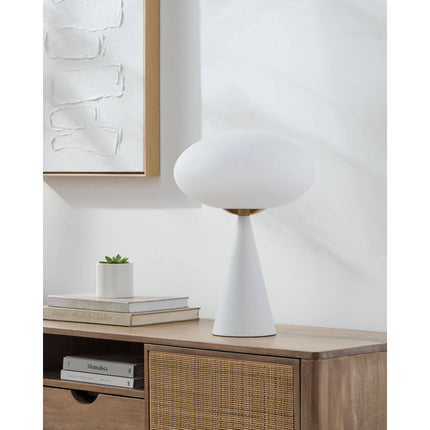 Terez Modern White Table Lamp Home Decor > Lighting > Lamp > Table Lamps TriadCommerceInc