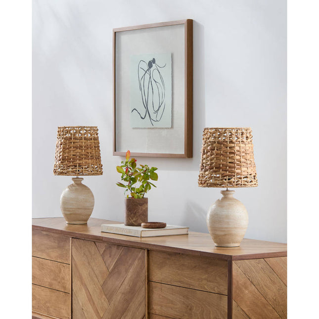 Shameeka Modern Light Gray Table Lamp Home Decor > Lighting > Lamp > Table Lamps TriadCommerceInc