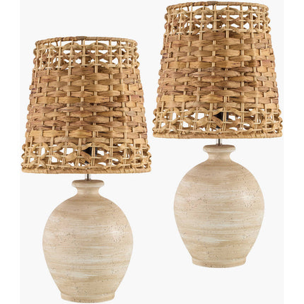 Shameeka Modern Light Gray Table Lamp Home Decor > Lighting > Lamp > Table Lamps TriadCommerceInc 19"H x 8"W x 8"D
