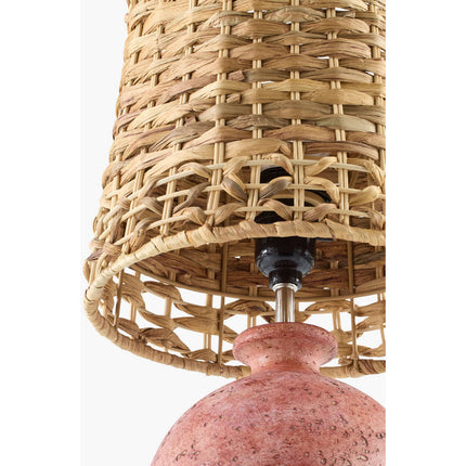Shameeka Modern Blush Table Lamp Lighting TriadCommerceInc