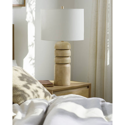 Jameka Cottage Wood Table Lamp Home Decor > Lighting > Lamp > Table Lamps TriadCommerceInc
