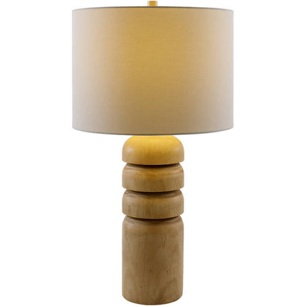 Jameka Cottage Wood Table Lamp Home Decor > Lighting > Lamp > Table Lamps TriadCommerceInc