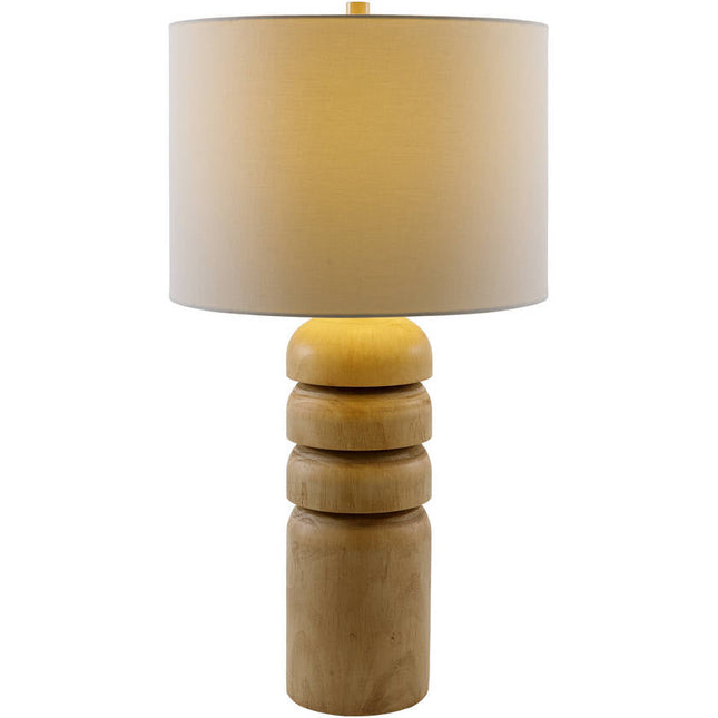 Jameka Cottage Wood Table Lamp Home Decor > Lighting > Lamp > Table Lamps TriadCommerceInc