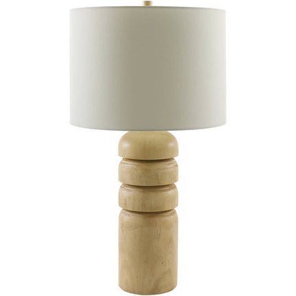 Jameka Cottage Wood Table Lamp Home Decor > Lighting > Lamp > Table Lamps TriadCommerceInc 28"H x 16"W x 16"D