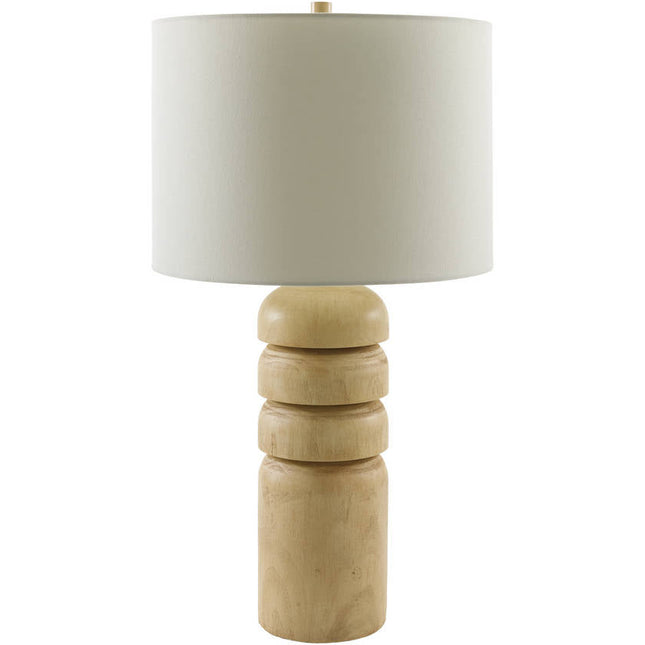 Jameka Cottage Wood Table Lamp Home Decor > Lighting > Lamp > Table Lamps TriadCommerceInc 28"H x 16"W x 16"D