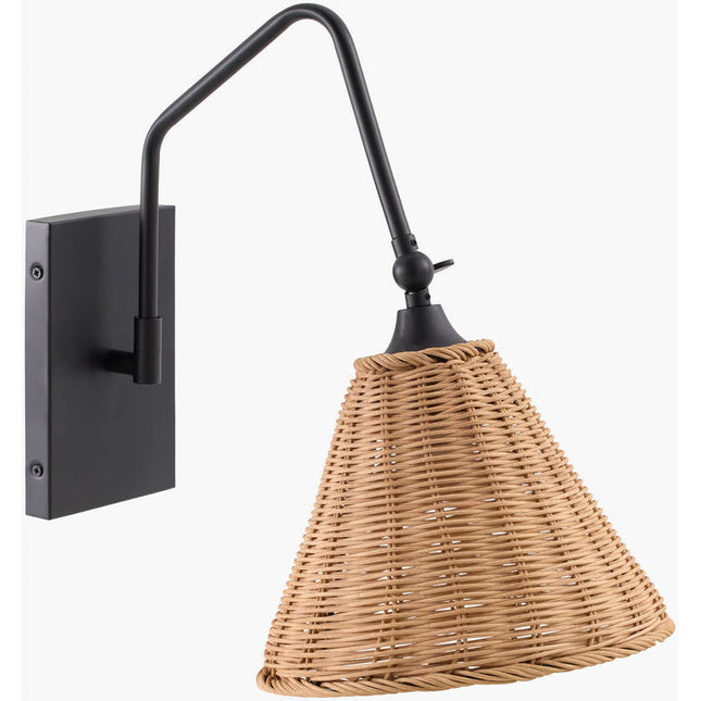 Lindzie Rustic Black Wall Sconces Home Decor > Lighting > Wall Lighting > Wall Sconces TriadCommerceInc 14"L x 9"W x 14"H