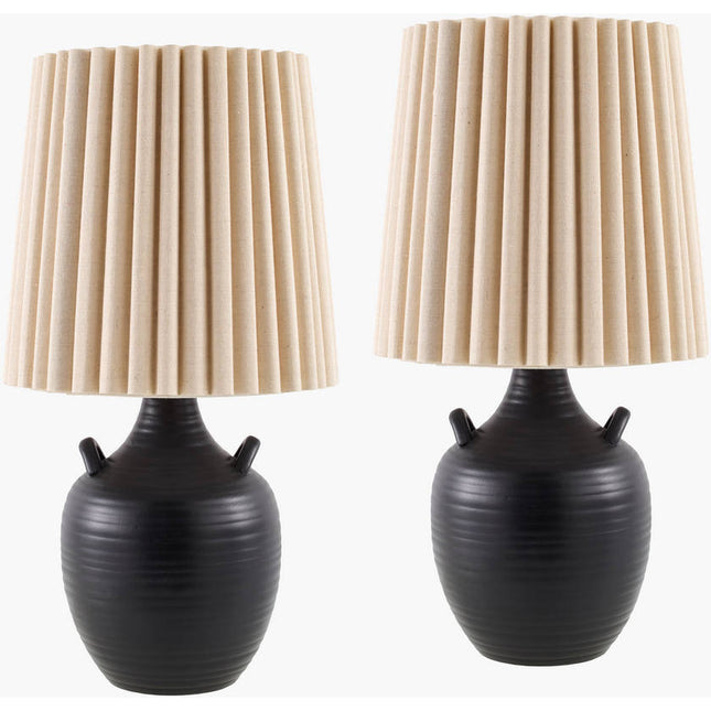 Jeronimo Modern Black Table Lamp Home Decor > Lighting > Lamp > Table Lamps TriadCommerceInc 19"H x 8"W x 8"D