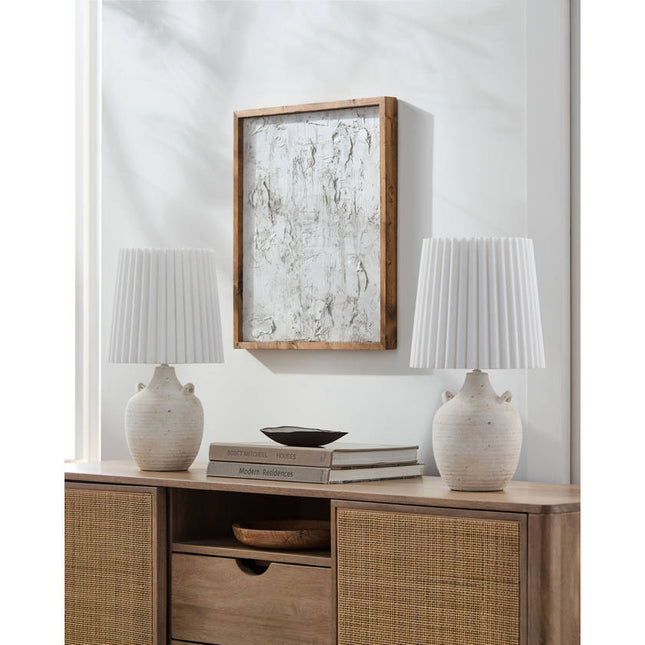 Jeronimo Modern Cream Table Lamp Home Decor > Lighting > Lamp > Table Lamps TriadCommerceInc