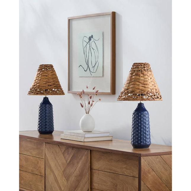 Karema Modern Blue Table Lamp Home Decor > Lighting > Lamp > Table Lamps TriadCommerceInc