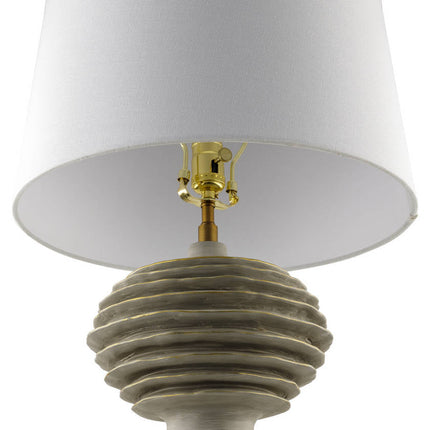 Chason Rustic Gray Table Lamp Lighting TriadCommerceInc