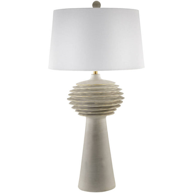 Chason Rustic Gray Table Lamp Lighting TriadCommerceInc 30"H x 16"W x 16"D