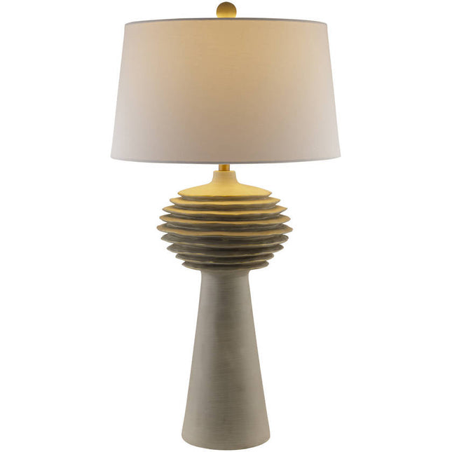 Chason Rustic Gray Table Lamp Lighting TriadCommerceInc